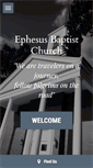 Mobile Screenshot of ephesusbaptistchurch.org